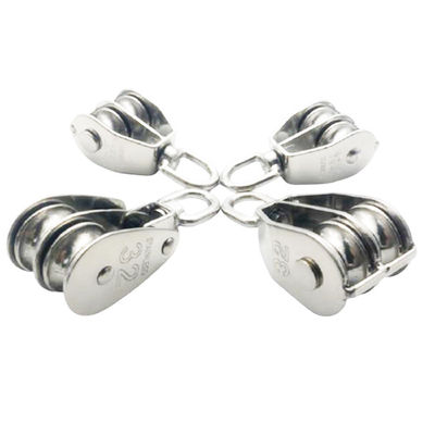 İyi fiyat S315 Çift Kasnaklı Blok Paslanmaz Çelik Halatlı Kaldırma Bloğu ve Kaldırma İçin çevrimiçi