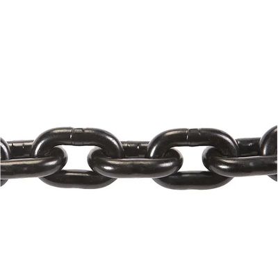 İyi fiyat 48kN Test Load G80 8mm Blacken Finished Lifting Chain Iron Chain for Hoist çevrimiçi