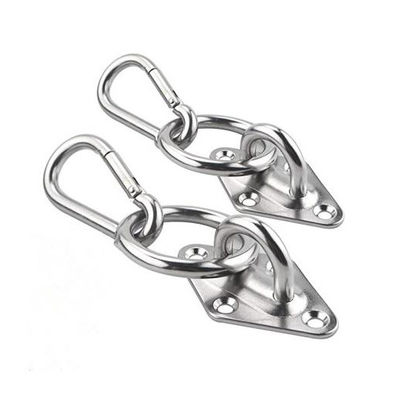 İyi fiyat 304 Paslanmaz Çelik Ped Göz Plakası Yuvarlak Halkalı Ağır Hizmet Tipi Deniz Güverte Bağlantı Parçaları çevrimiçi