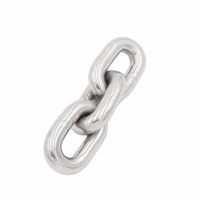 İyi fiyat AISI304/316 Stainless Steel Welded Link Chain High Polished Japanese Standard Link Chains çevrimiçi