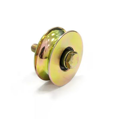 İyi fiyat Sliding door roller with Y, U , V groove and bracket for sliding gate bearing wheel çevrimiçi