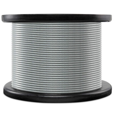 İnşaat Çelik Tel İpi Galvanizli 6x7/6x19/6x36 Filler 2 Seti Mühür Montajı