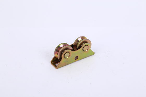 İyi fiyat heavy duty double bearings two-wheels sliding gate sliding gate roller wheel metal accessories çevrimiçi