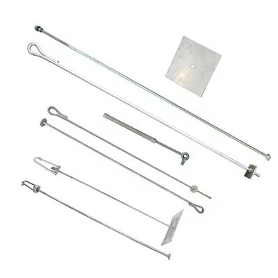 İyi fiyat Oval Eye Ground Thimble Anchor Rod Hot Dip Galvanized Marine Hardware çevrimiçi