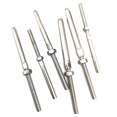 İyi fiyat Stainless Steel 316 Wire Rope Swage Stud Terminal Heavy Duty With Nut çevrimiçi