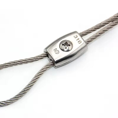 İyi fiyat Tel ip montajı 304 316 Paslanmaz çelik Simplex Tek Bolt Tel ip klipi Kablo sıkıştırıcı çevrimiçi