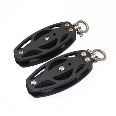 İyi fiyat Tekne Aksesuarları Paslanmaz Çelik Kasnak Bloğu Ağır Hizmet Tipi Tek Makaralı Naylon Kasnak çevrimiçi