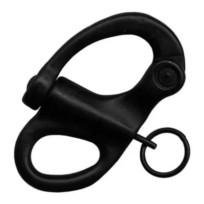 İyi fiyat Quick Release Fixed Shackle Black Marine Hardware With Round Ring çevrimiçi