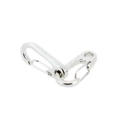 İyi fiyat Paslanmaz Çelik Mini Kanca Karabina Klips Anahtarlık için Geçmeli Kanca çevrimiçi