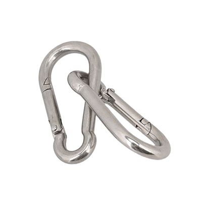 İyi fiyat Dış Mekan Donanımı 8x80mm Paslanmaz Çelik 316 Döner Karabina Kancası, Cilalı Yüzey çevrimiçi