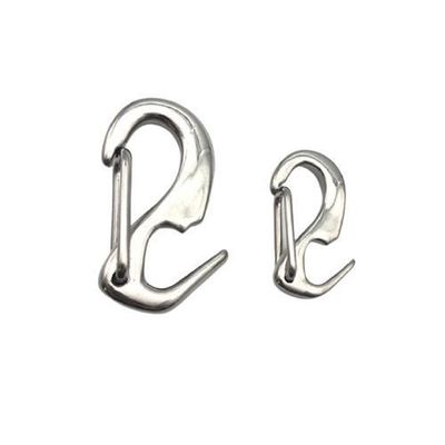 İyi fiyat Heavy Industry Stainless Steel Spring Open End Sail Snap Hook with Polished Finish çevrimiçi