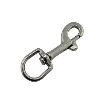 İyi fiyat Paslanmaz çelik 316 Tek başlı yaylı kanca evcil hayvan kanca cilalı bitkiyle snap kanca çevrimiçi