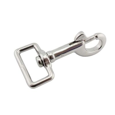 İyi fiyat Polished Square Swivel Eye Bolt Snap Hook For Distribution Rigging Hardware çevrimiçi