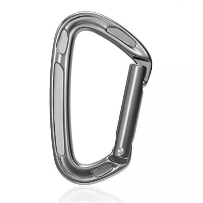 İyi fiyat OEM Ağır Görevli 23KN Snap Hook D Şekli 7075 Alüminyum Karabiner Klip tırmanış için çevrimiçi