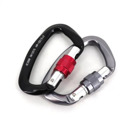 İyi fiyat Kaya tırmanma ekipmanları Açık hava maceraları için hafif ve dayanıklı alüminyum kanca çevrimiçi