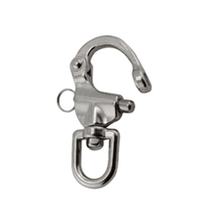 İyi fiyat Silver Marine Quick Release Swivel Eye Snap Shackle for Smooth Lifting and Connecting çevrimiçi