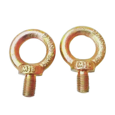 İyi fiyat Dövme Çelik Sarı Çinko JIS 1168 Ağır Hizmet Tipi Kaldırma Gözlü Cıvata Özelleştirilmiş Gözlü Cıvatalar çevrimiçi