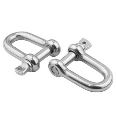 İyi fiyat Polished Stainless Steel 304/316 Screw Pin D Shackles European Type for Rigging Needs çevrimiçi
