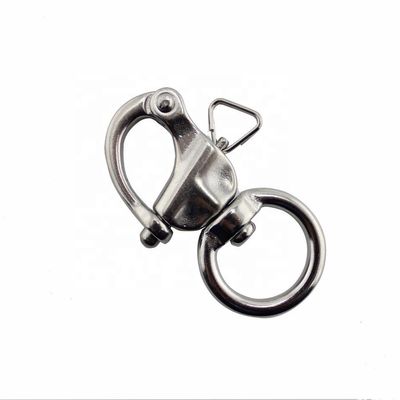 İyi fiyat DEE SHACKLES European Type 316 Stainless Steel Swivel Round Eye Quick Release Snap Shackle çevrimiçi