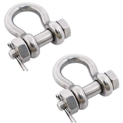 İyi fiyat Stainless Steel 316 European Type Screw Pin Bow Shackle for General Industry Market çevrimiçi