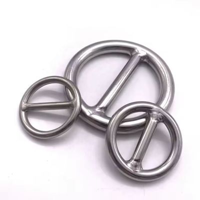 İyi fiyat Polished Stainless Steel 304/316 Welded O Ring Round Ring Cross Bar O Ring for Marine çevrimiçi