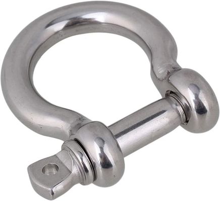 İyi fiyat 304/316 Stainless Steel Bow Shackle Rigging Hardware with Precision Casting Technology çevrimiçi