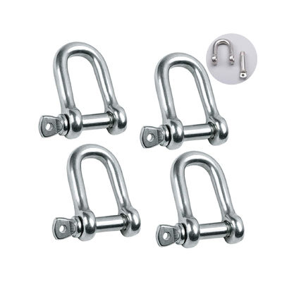 İyi fiyat Polished Screw Pin Forged Stainless Steel 304/316 Marine Anchor Lifting D Shackle Other çevrimiçi