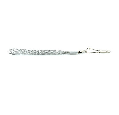 İyi fiyat Silvery White Sling Bus Drop Wire Mesh Cable Grip with Customized Size çevrimiçi