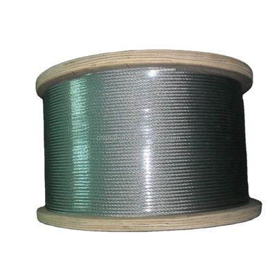İyi fiyat Customization Steel Grade Stainless Steel AISI304/316 1x7 1x19 1x37 Inox Cable 1mm 2mm 3mm 4mm 5mm 6mm 7mm Steel Cable Ropes çevrimiçi