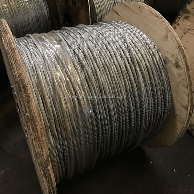 İyi fiyat 3mm 4mm 5mm 6mm Çelik Halat 6x19 FC Galvanizli Çelik Halat Kaldırma İçin Tolerans ±1% Sertifika ISO9001/ISO14001 çevrimiçi