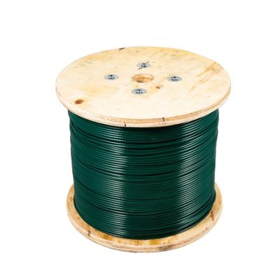 İyi fiyat Galvanizli PVC PU Kaplı Çelik Halat Plastik Kaplı Çelik Tel Halat GB Standardı ile Çap 2mm-38mm 7*19 çevrimiçi