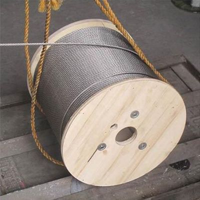 İyi fiyat Standard AiSi 304 316 SUS304 SUS316 Stainless Steel Wire Rope 1x7 Ropes Wire 1.5mm 2mm 3mm 4mm With Tolerance ±1% çevrimiçi