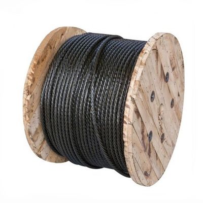 İyi fiyat Steel Wire Rope 6x12 FC Non-Alloy Bright Line Contacted Ungalvanized Strand çevrimiçi