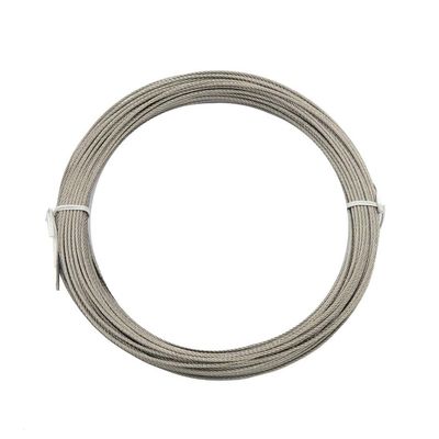 İyi fiyat 316L Steel Grade 8mm 1x19 Inox Cable / Stainless Steel 304 316 Wire Rope for Tough Environments çevrimiçi
