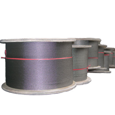 İyi fiyat 300 Serisi 6x7 FC Paslanmaz Çelik Kablo İpleri Aisi304 Aisi316 Paslanmaz Çelik Tel İp 3mm 4mm 5mm Uzunluk 1000m/rol veya özelleştirme çevrimiçi