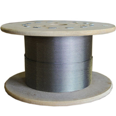 İyi fiyat 6x12 7FC Çelik Halat 8mm Galvanizli Çelik Halat Ağır Hizmet Çelik Uygulamaları için çevrimiçi