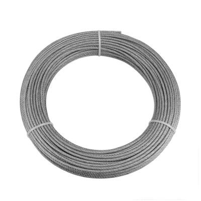 İyi fiyat 7X19 304 Stainless Steel Wire Rope for Building Materials Steel Grade Other 1/4