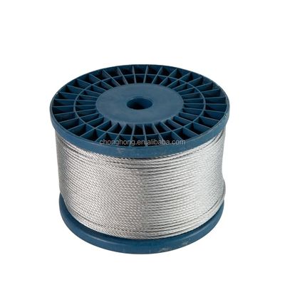 İyi fiyat Galvanized Steel Cable 500FT 5/64