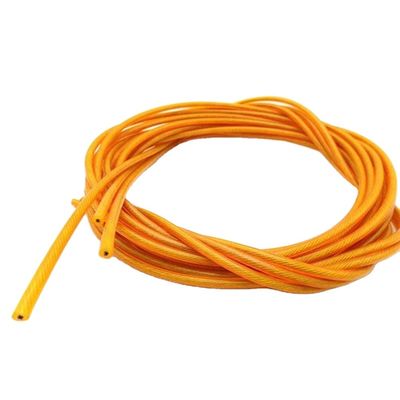 İyi fiyat 12mm 1x19 Transparent PVC Coated Stainless Steel Wire Rope AISI 201/304/316 Cable Tolerance ±0.02 for Clothesline and Easy çevrimiçi