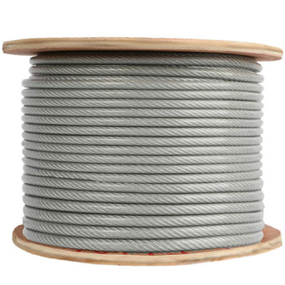 İyi fiyat 7x7 / 7x19 PVC Coated Steel Wire Rope 5/32 inch to 7/16 inch Galvanized Steel Cable Rope Vinyl Coated Aircraft Cables çevrimiçi