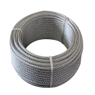 İyi fiyat Grade High Carbon Steel 6*19 Wire Rope 3mm-16mm for Gym Equipment Cable Winch Hot Dip Galvanized/Electric Galvanized çevrimiçi