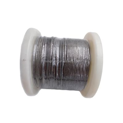 İyi fiyat 1x7 Inox Kablo Halat Tel Paslanmaz Çelik Tel Halat 1.5mm 2mm 3mm 4mm Si İçeriği % 0.1 AISI304 AISI316 SUS304 SUS316 çevrimiçi
