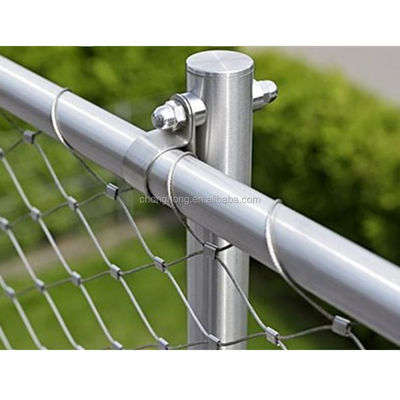 İyi fiyat AISI304/316 paslanmaz çelik ipler kuş bahçesi ağı/ hayvanat bahçesi ağı/ ferrule tel ağı ağ ağı 1x19 İnşaat çevrimiçi