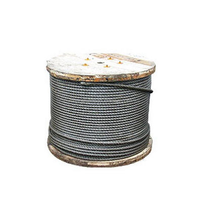 İyi fiyat 26mm Çelik Kablo 6x37 FC 6x37 IWRC Çelik İp Galvanizlenmemiş Çelik Tel İp Gelişmiş Teknolojiyle Parlak Tel İp çevrimiçi