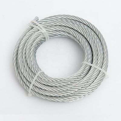 İyi fiyat 6x19S FC / 6x19W FC Galvanizli Çelik Tel İpi 8mm Ağır Güçlü ve Endüstriyel Uygulamalar için çevrimiçi