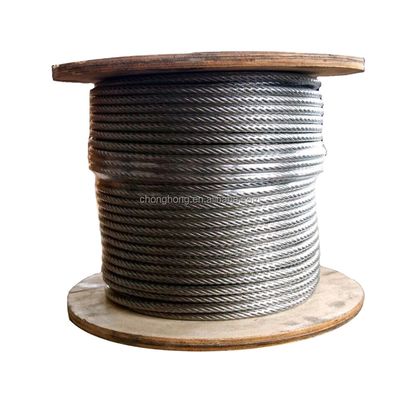 İyi fiyat 6x7/6x19/6x37/6x12/6x24 Paslanmaz Çelik Halat Vinç/Kren/Denizcilik İçin Üstün Mukavemet ve Korozyon Direnci çevrimiçi