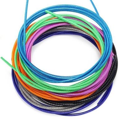 İyi fiyat 1*7/7*7/1*19/7*19 Yapı PVC kaplamalı giyim çizgisi için galvanizli çelik tel ipi Standart AiSi çevrimiçi