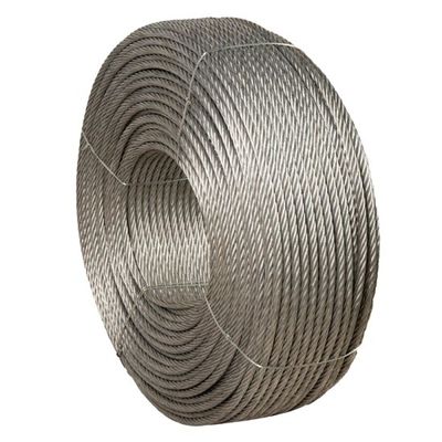 İyi fiyat 6x19 FC 10MM Galvanizlenmemiş Çelik Tel İpi Paslanmaz Çelik Tensili Kesmek için Çelik Kablo İşleme Servisi çevrimiçi