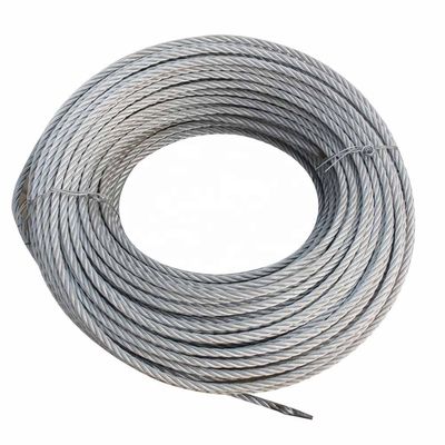 İyi fiyat 7X19 1.5mm Paslanmaz Çelik Halat Yapı Malzemeleri Alaşımsız Esneklik çevrimiçi