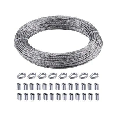 İyi fiyat Kesme DIY Açık Taşınma 1.5mm 7x7 Strand Core Kablo Alaşım İşleme Servisi İçin Paslanmaz Çelik Tel İpi çevrimiçi